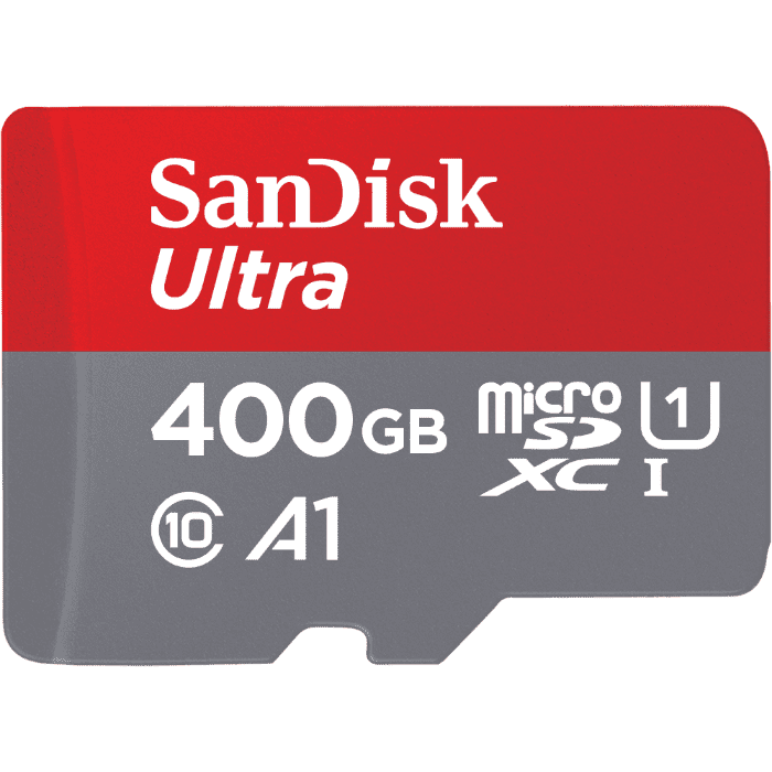 Sandisk has launched one 400GB MicroSD card