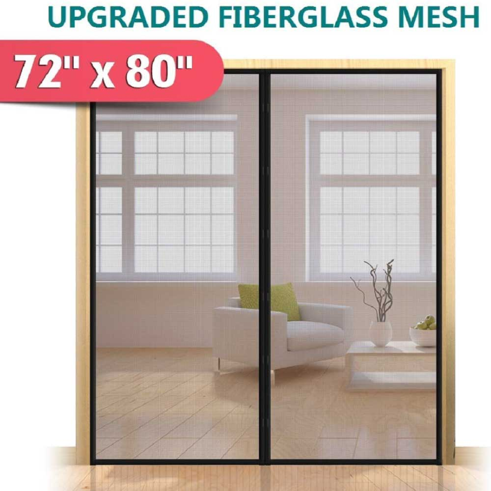 upgrade fiberglass magnetic screen door